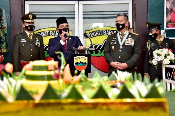 Digelar Secara Virtual Gubernur Edy Ikuti Upacara HUT ke-75 TNI